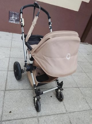 Carro de bebé bugaboo cameleon 3 beige + sombrilla