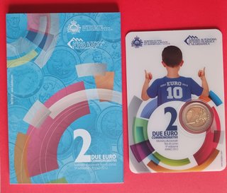 Folder 2 € commemorativo San Marino 2012 TYE UNC