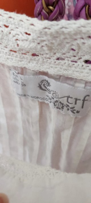 Blusa Larga Estilo Ibicenco Talla L