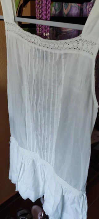 Blusa Larga Estilo Ibicenco Talla L