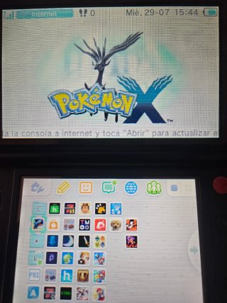 Nintendo New 3DS Azul +SD 128 + Pokémon X
