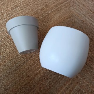 Maceta blanca 20cm