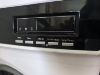 Lavadora Hyundai Carga Frontal Blanca