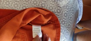 Minifalda pana naranja T14 Aguaviva
