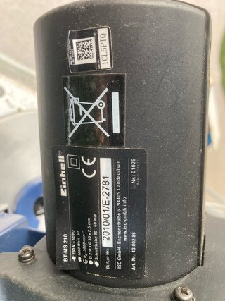 Ingletadora Einhell BT-MS 210 BLUE