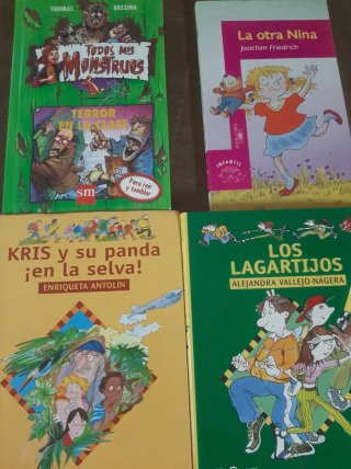 Lote de 4 libros infantil- juvenil