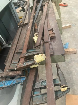 Sargentos de hierro para carpintería de 2m y 1.5m
