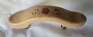 Tirador cerámico floral para cocina