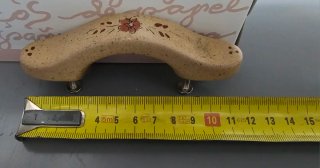 Tirador cerámico floral para cocina