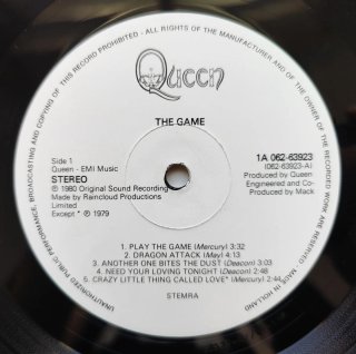 LP 1980 🇳🇱 QUEEN - THE GAME