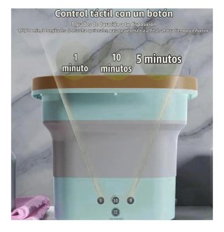 Mini lavadora plegable portátil