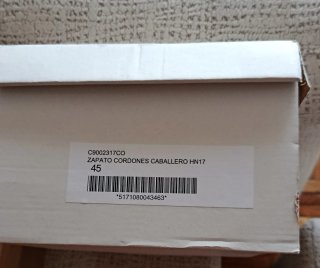 Zapatos de caballero negros Talla 45 sin estrenar