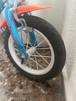 Bicicleta Infantil Azul y Naranja