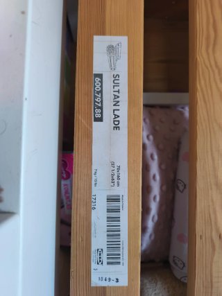 Cama infantil blanca
