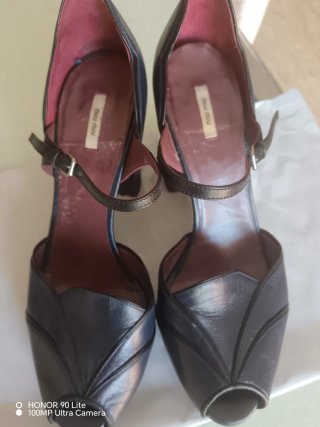 Scarpe Miu Miu donna n.38 vera pelle