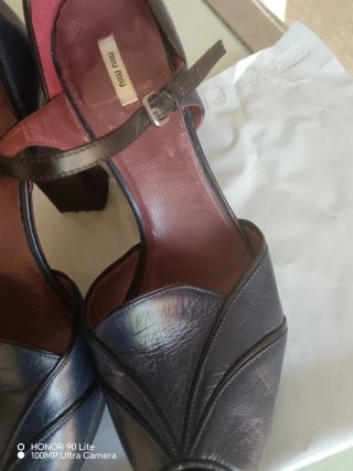 Scarpe Miu Miu donna n.38 vera pelle