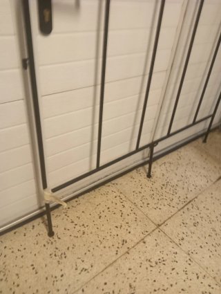 Cabecero hierro negro minimalista nórdico
