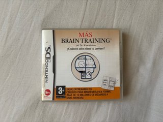 Juego de Nintendo DS “Más brain training” original