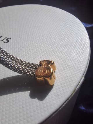 Pulsera Tous Malla Acero y Oro 18k 750