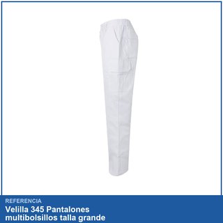 Velilla 345 Pantalones multibolsillos talla grande