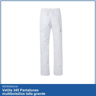 Velilla 345 Pantalones multibolsillos talla grande