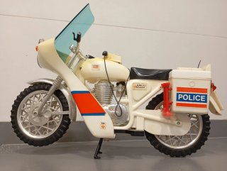 Moto Policía Action Man Geyperman + Figura
