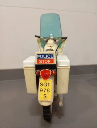 Moto Policía Action Man Geyperman + Figura