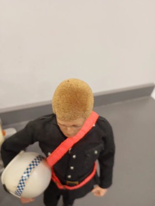 Moto Policía Action Man Geyperman + Figura
