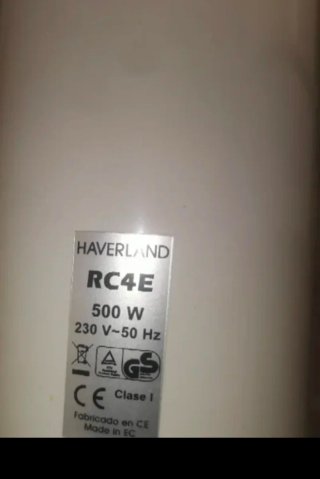 Radiador Haverland Blanco