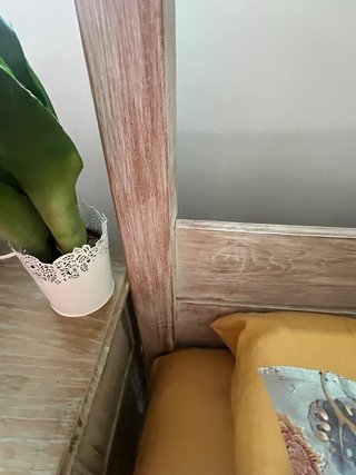 Cama con Dosel Madera Maciza Estilo Boho Romantic.