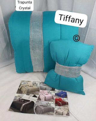 Trapunta Art. Crystal Tortora con Cuscini Fiocco