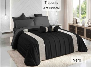 Trapunta Art. Crystal Tortora con Cuscini Fiocco