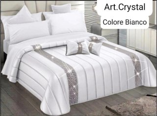 Trapunta Art. Crystal Tortora con Cuscini Fiocco