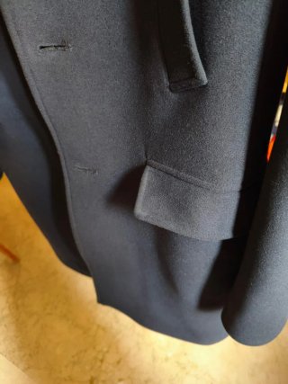 Abrigo hombre azul marino Zara Talla M