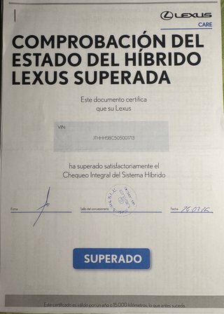 LEXUS RC300H EXECUTIVE 2017
