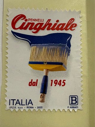 Francobollo Cinghiale Pennelli dal 1945