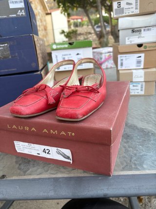 Laura Amat Zapatos Talla 42 Rojo
