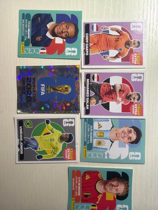 Lote cromos Panini Mundial FIFA Extra