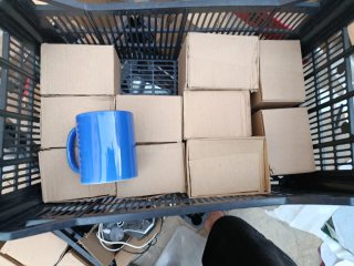 Tazas para personalizar (cerámica y corcho)