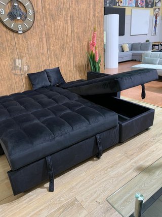 Oferta! Nuevo sofa cama matrimonial con arcón + 2 cojines