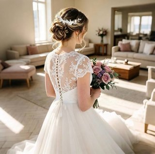 Tocado Novia Plata Flores Vid Cristales