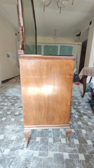 Mueble aparador comedor madera y espejo