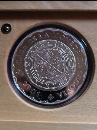 Casa de la moneda de Segovia estuche plata