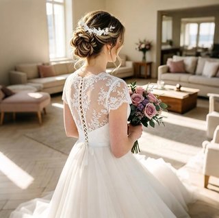 Tocado Novia Plata Flores Vid Cristales