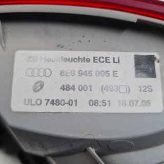 PILOTO TRASERO IZQUIERDO AUDI AUDI A4 AVANT (8E) 2004-2008