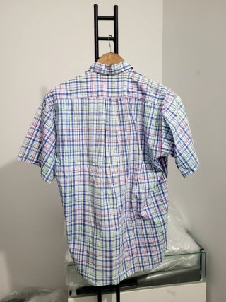 Camisa Polo Ralph Lauren cuadros manga corta