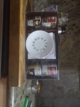 Juego 4 Tazas Café Porcelana