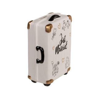 Hucha carrito viaje Just Married boda