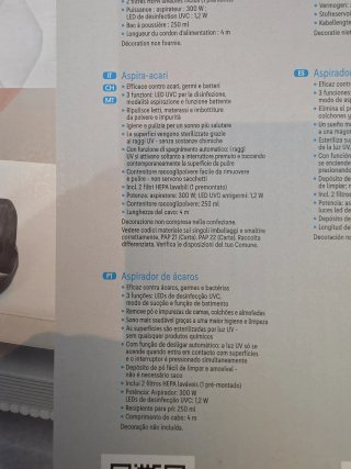 Aspirador Antiácaros Silvercrest 300W