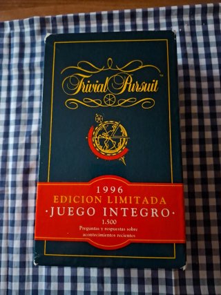 JUEGO de MESA Trivial EDICIÓN LIMITADA de 1996